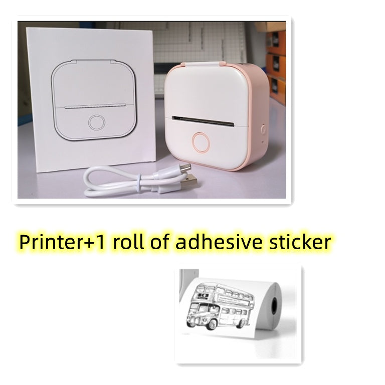 Phomemo T02 Bluetooth Mini Thermal Printer – Inkless, Portable & Multilingual