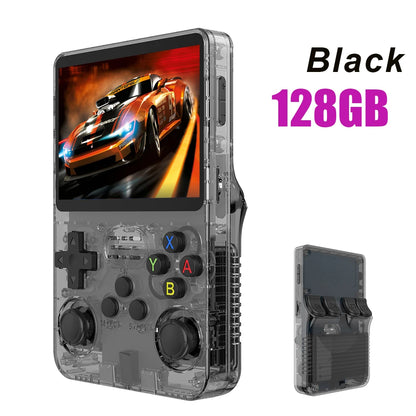 R36S Retro Handheld Video Game Console – Open Source, 3.5" IPS Screen, 64GB Storage