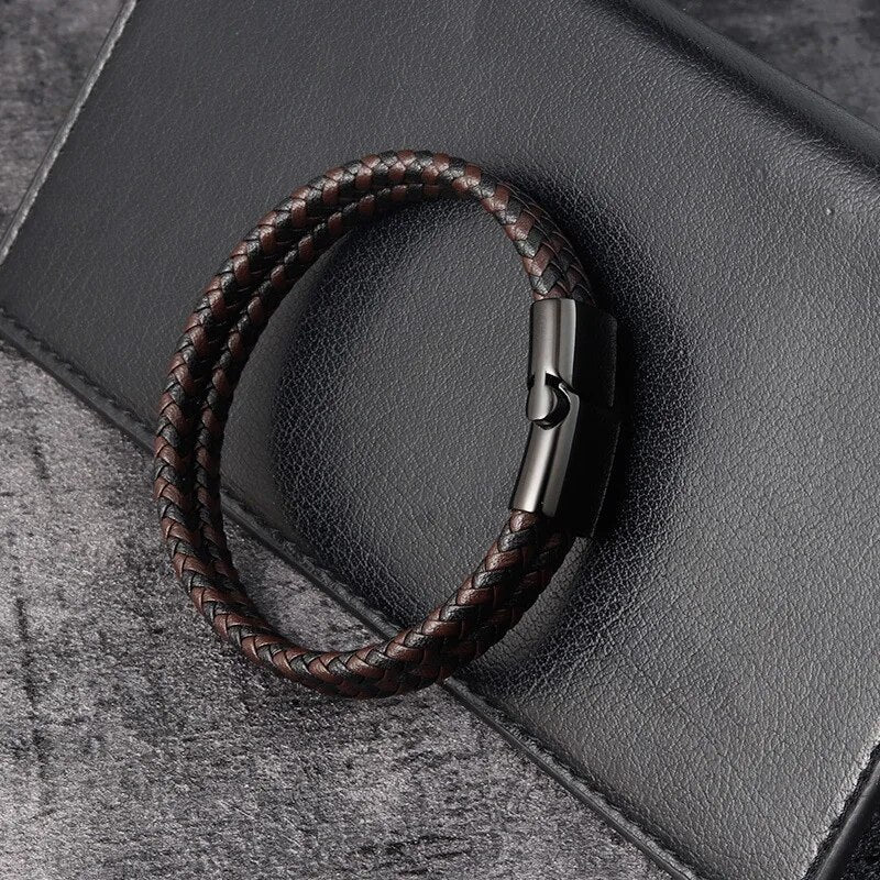 MGS Special Design Genuine Leather Bracelet - Man Gifts Shop