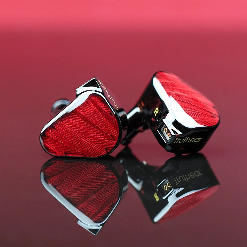 TRUTHEAR x Crinacle ZERO:RED Dual Dynamic Drivers In Ear Headphone with 0.78 2Pin Cable