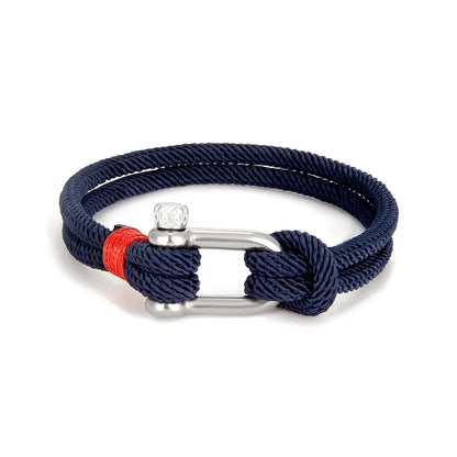MGS Stainless Steel U shape Survival Bracelet - Man Gifts Shop