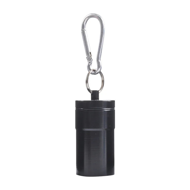 Mini Portable Ashtray with Lid: Aluminum Storage Tube for Windproof Cigarette Disposal – Your Stylish Outdoor Ash Holder on the Go - Man Gifts Shop