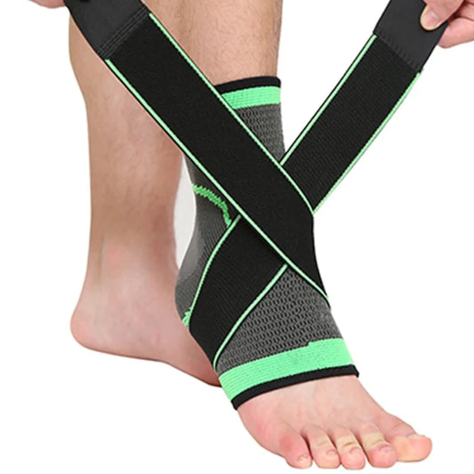 Protective Ankle Brace – Compression Nylon Strap for Sports and Injury Recovery