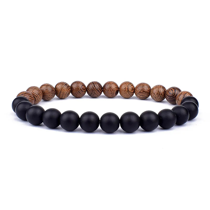 8mm Volcanic Stone Man Bracelet - Hot Sale - Man Gifts Shop