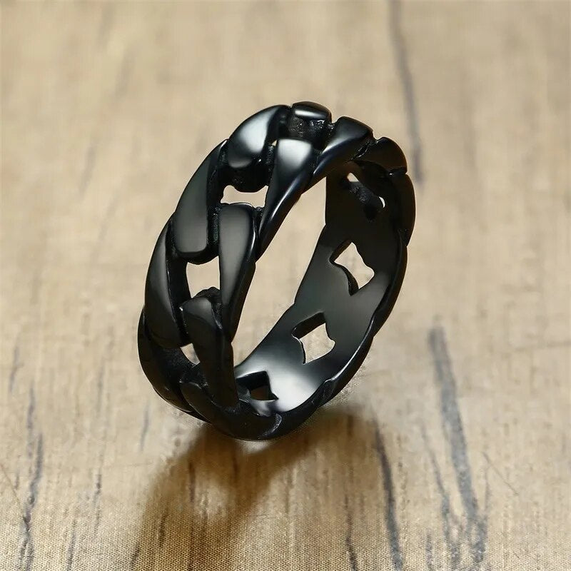 Stainless Steel Chain 7mm Ring for Men - Man Gifts Shop