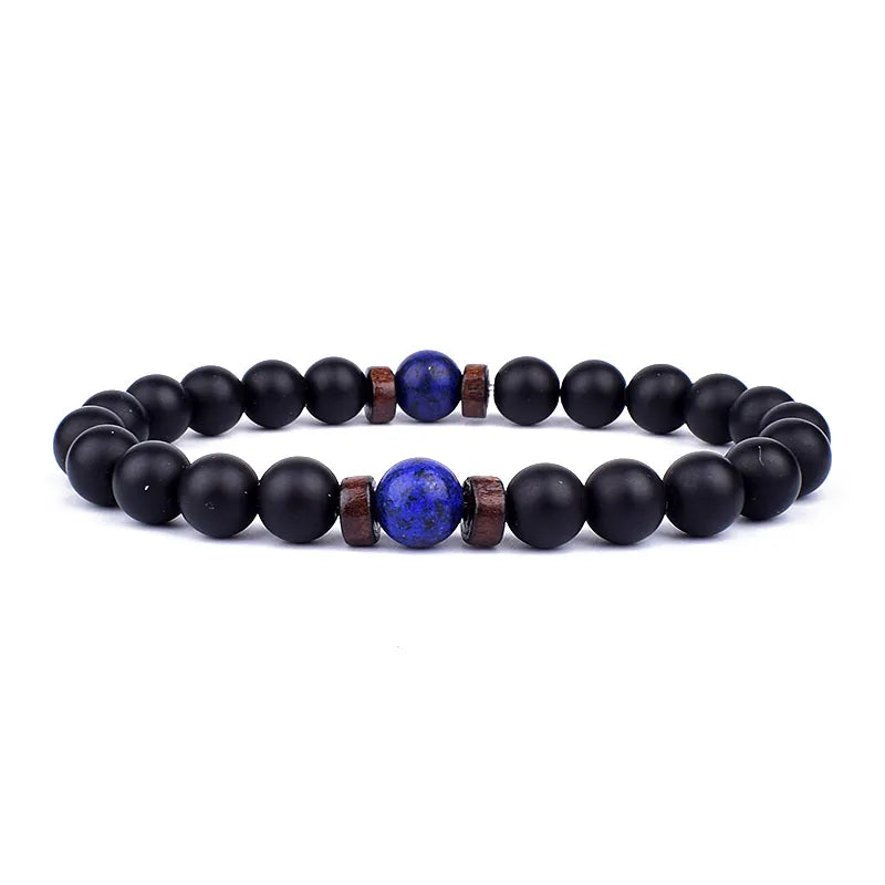 8mm Volcanic Stone Man Bracelet - Hot Sale - Man Gifts Shop