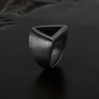 Forge Your Legacy: MGS Steel Viking Punk Gothic Antique Ring - A Timeless Old Style for Men's Rock & Roll, Kpop, and Biker Jewelry in Stainless Steel - Man Gifts Shop