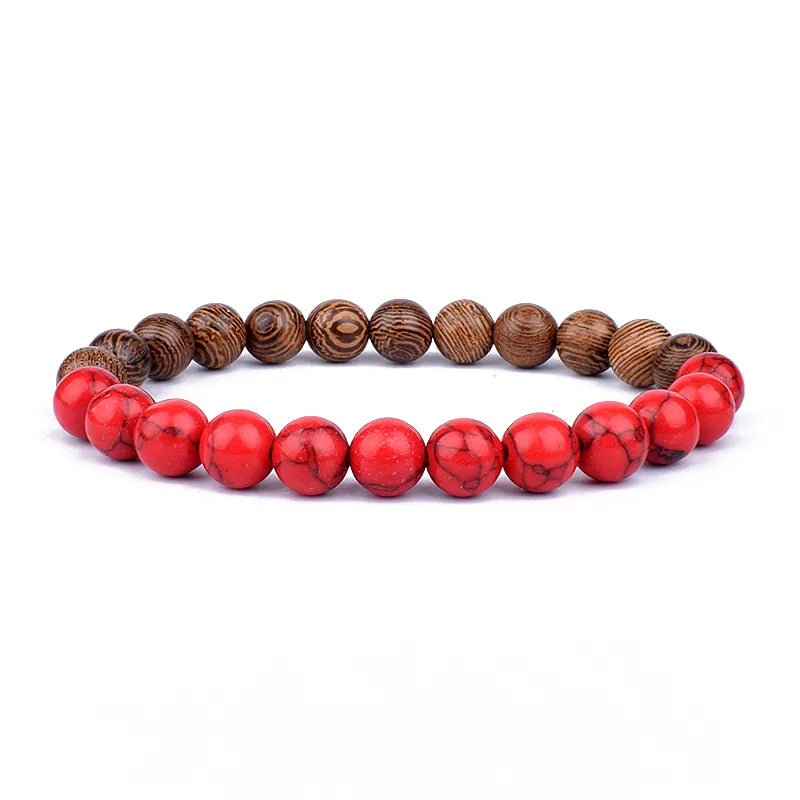 8mm Volcanic Stone Man Bracelet - Hot Sale - Man Gifts Shop