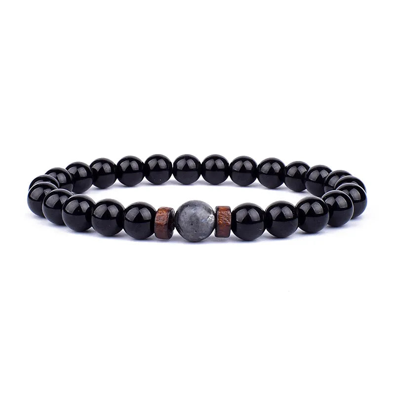 8mm Volcanic Stone Man Bracelet - Hot Sale - Man Gifts Shop