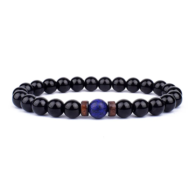 8mm Volcanic Stone Man Bracelet - Hot Sale - Man Gifts Shop