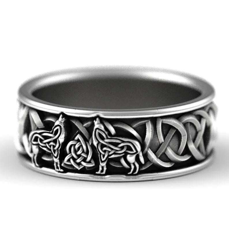 Giant Wolf Men Ring - Man Gifts Shop