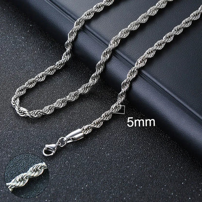 Vintage Gold Cuban Chain Necklace for Men: A Timeless Classic in Stainless Steel - Man Gifts Shop