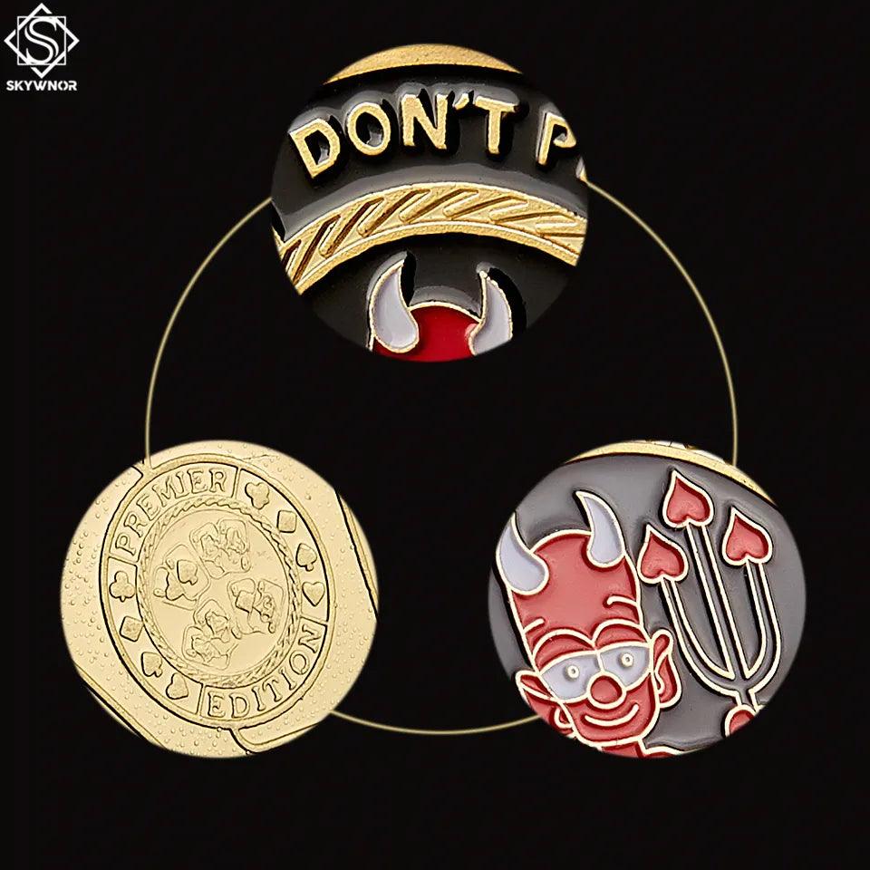 Poker Chip "Don't Play with The Devil" - Man Gifts Shop