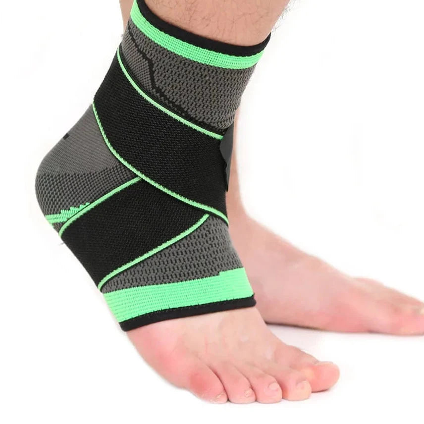 Protective Ankle Brace – Compression Nylon Strap for Sports and Injury Recovery