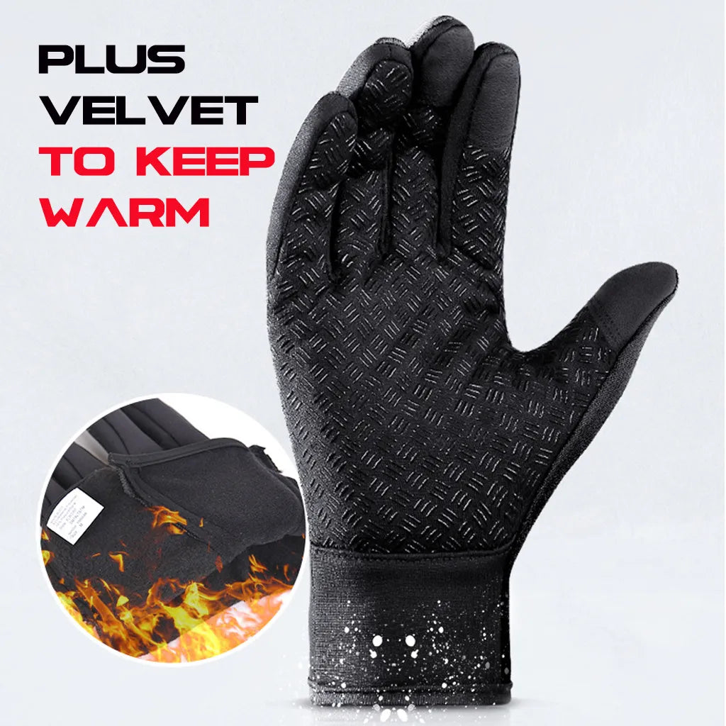 Original WorthWhile Winter Cycling Gloves: Warm, Waterproof, and Touchscreen - Man Gifts Shop