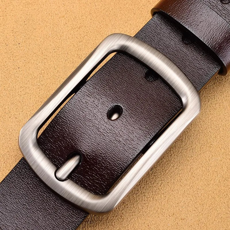 MGS Genuine Leather For Men's High-Quality Casual Belt - Man Gifts Shop