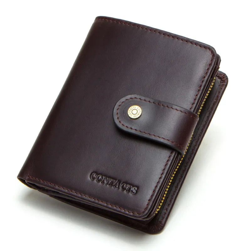 MGS Genuine Leather RFID Vintage Wallet for Men With Coin Pocket - Man Gifts Shop