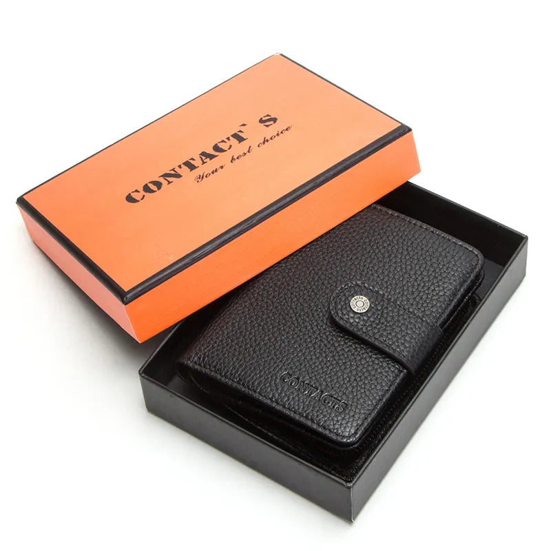 MGS Genuine Leather RFID Vintage Wallet for Men With Coin Pocket - Man Gifts Shop