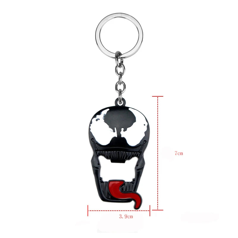 Anime Fan Key Pendant Deadpool Bottle Opener Keyring - A Superhero-Inspired Metal Model Keychain - Man Gifts Shop