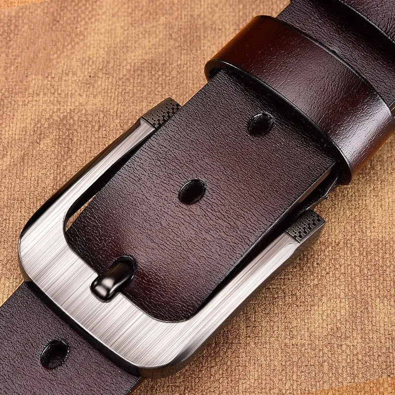 MGS Genuine Leather For Men's High-Quality Casual Belt - Man Gifts Shop