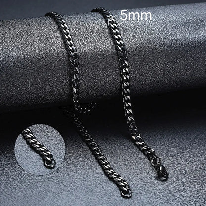 Vintage Gold Cuban Chain Necklace for Men: A Timeless Classic in Stainless Steel - Man Gifts Shop