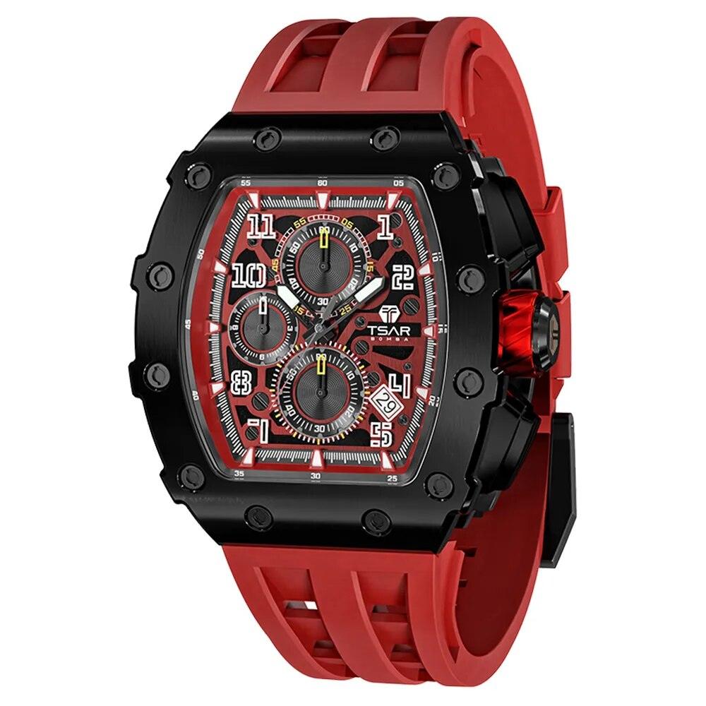 Original Luxury Watch Luminous Hand Silicone Strap 50M Water Resistant Watch for Men - Man Gifts Shop