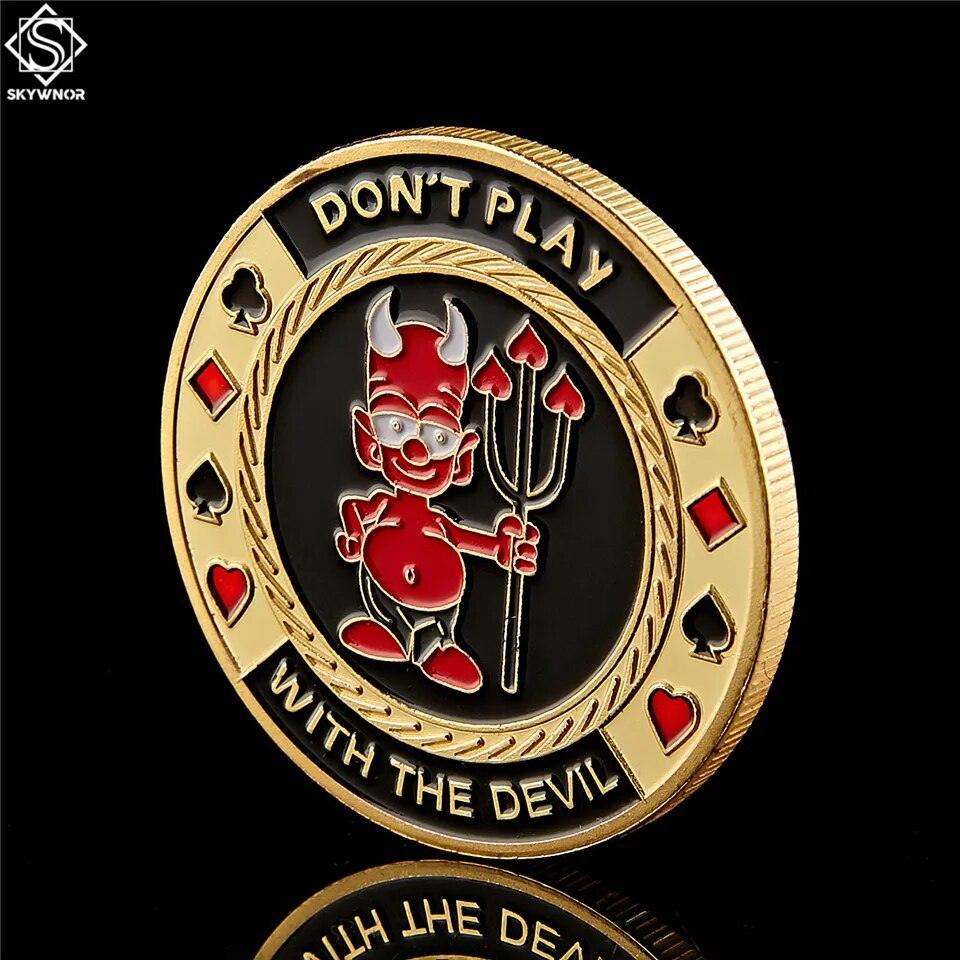 Poker Chip "Don't Play with The Devil" - Man Gifts Shop