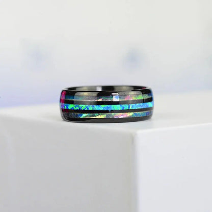 8mm Rose Gold Color Tungsten Men Stainless Steel Ring - Man Gifts Shop