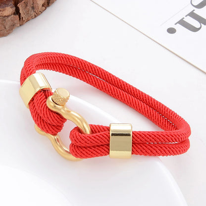 MGS Navy Style Men's Stainless Steel Bracelet - Man Gifts Shop