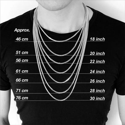 Vintage Gold Cuban Chain Necklace for Men: A Timeless Classic in Stainless Steel - Man Gifts Shop