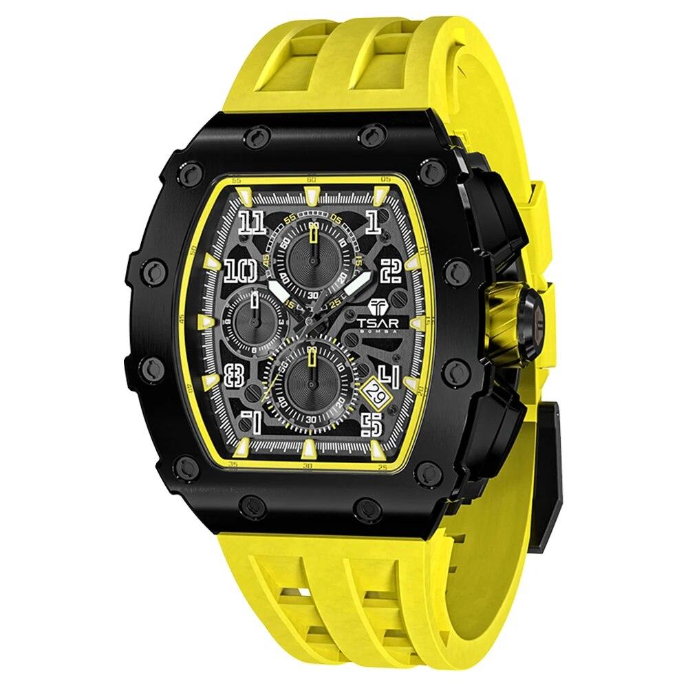 Original Luxury Watch Luminous Hand Silicone Strap 50M Water Resistant Watch for Men - Man Gifts Shop