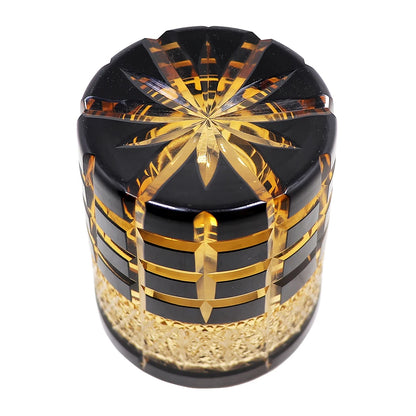 New Japanese Style Edo Kiriko Hand Cut for Whiskey With Luxury Gift Box (8.45oz)