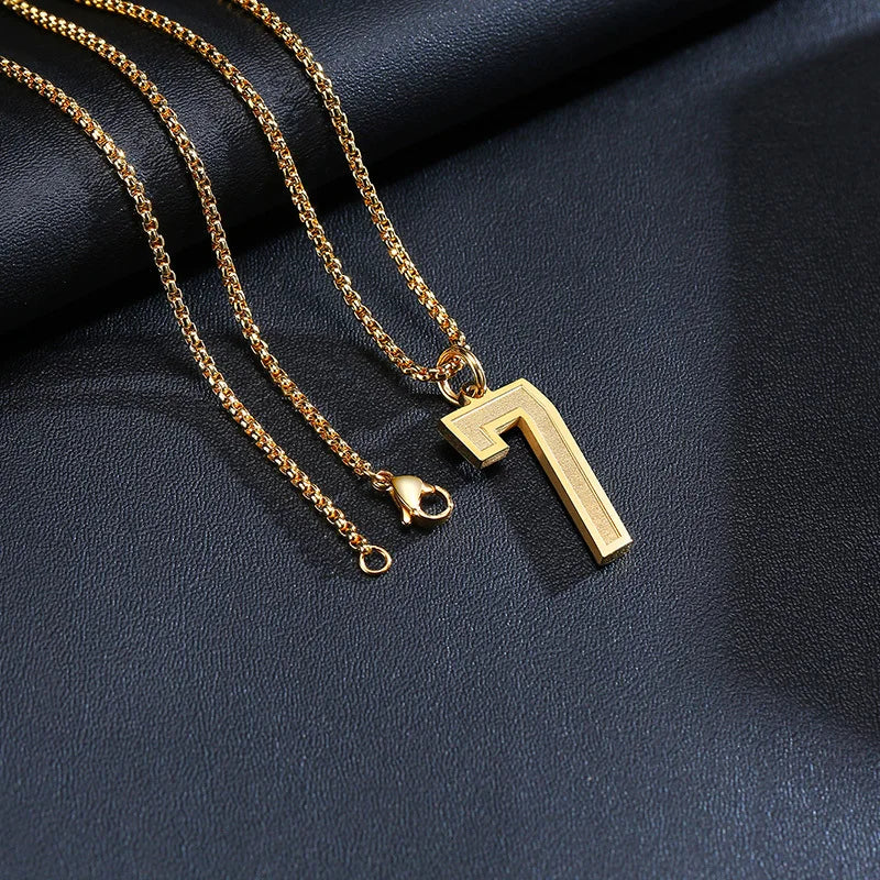 Wear Your Lucky MGS Number Necklace - Man Gifts Shop