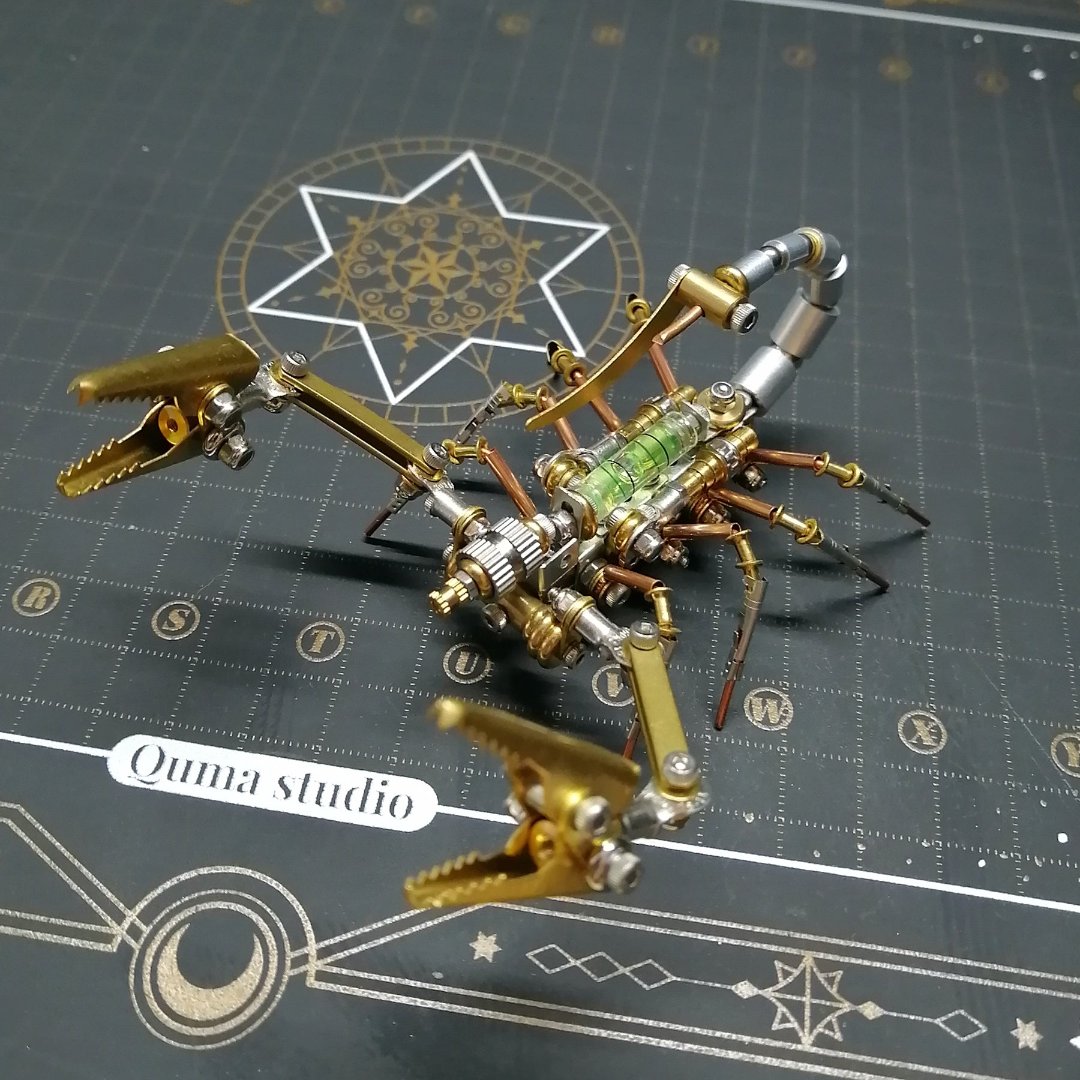 DIY 3D Steampunk Scorpion Puzzle – Metal Mechanical Model Kit