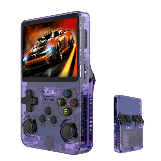 R36S Retro Handheld Video Game Console – Open Source, 3.5" IPS Screen, 64GB Storage