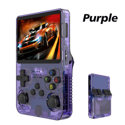 R36S Retro Handheld Video Game Console – Open Source, 3.5" IPS Screen, 64GB Storage