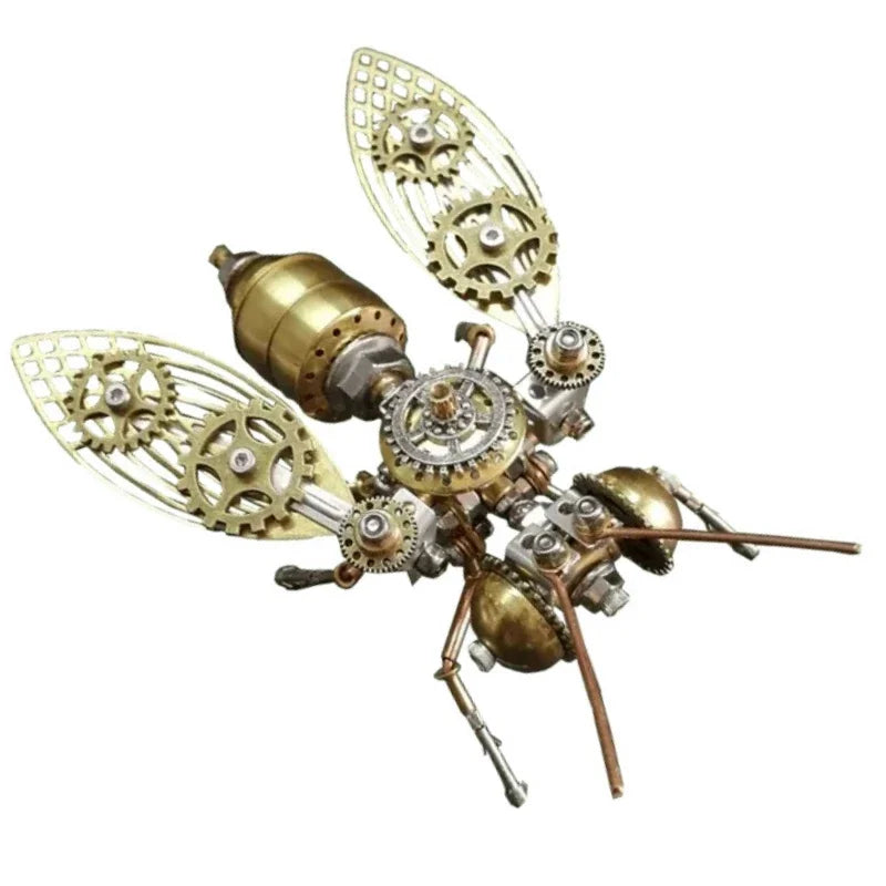 DIY 3D Puzzles Bee Steampunk Mechanical Insects Metal Assembly Model Kit