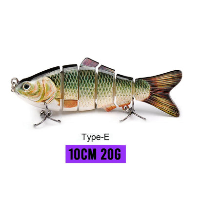 MGS 10/14cm Sinking Wobblers Fishing Lures Jointed Crankbait Swimbait 8 Segment Hard Artificial Bait For Fishing Tackle Lure - Man Gifts Shop