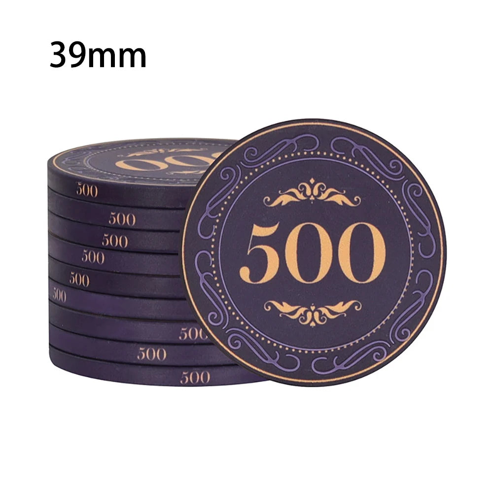 High-Quality 10PCS Ceramic Poker Chips - Man Gifts Shop