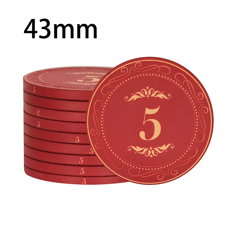 High-Quality 10PCS Ceramic Poker Chips - Man Gifts Shop