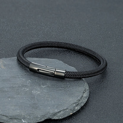 Minimalist Waterproof Steel Wire Cuff Bracelet – Classic Stainless Steel Charm Jewelry Gift