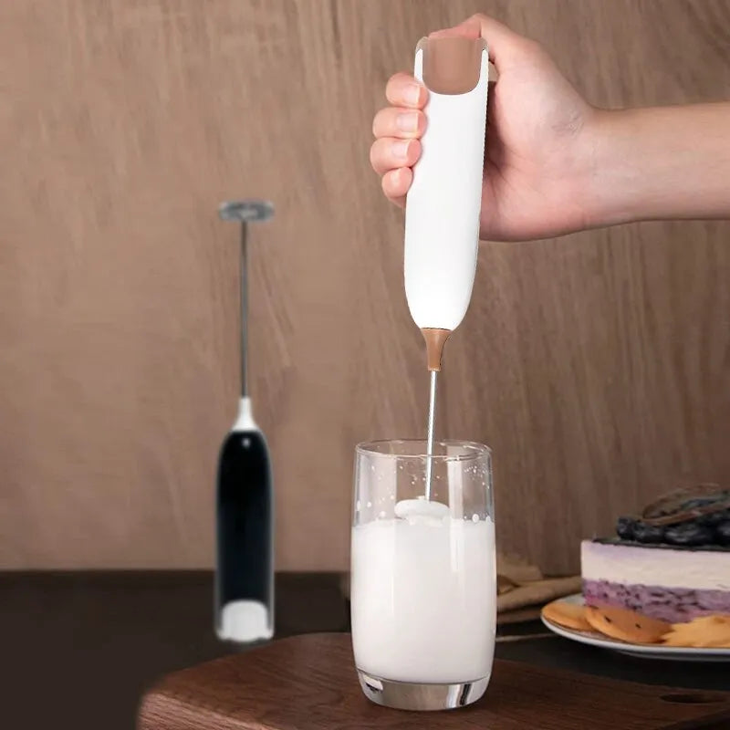 Electric Milk Frother Kitchen Drink Foamer Mixer Stirrer Coffee Cappuccino - Man Gifts Shop