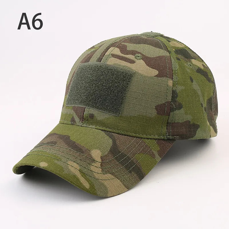 MGS Military Baseball Caps Camouflage Tactical Army Soldier Combat Paintball Adjustable Summer Snapback - Man Gifts Shop