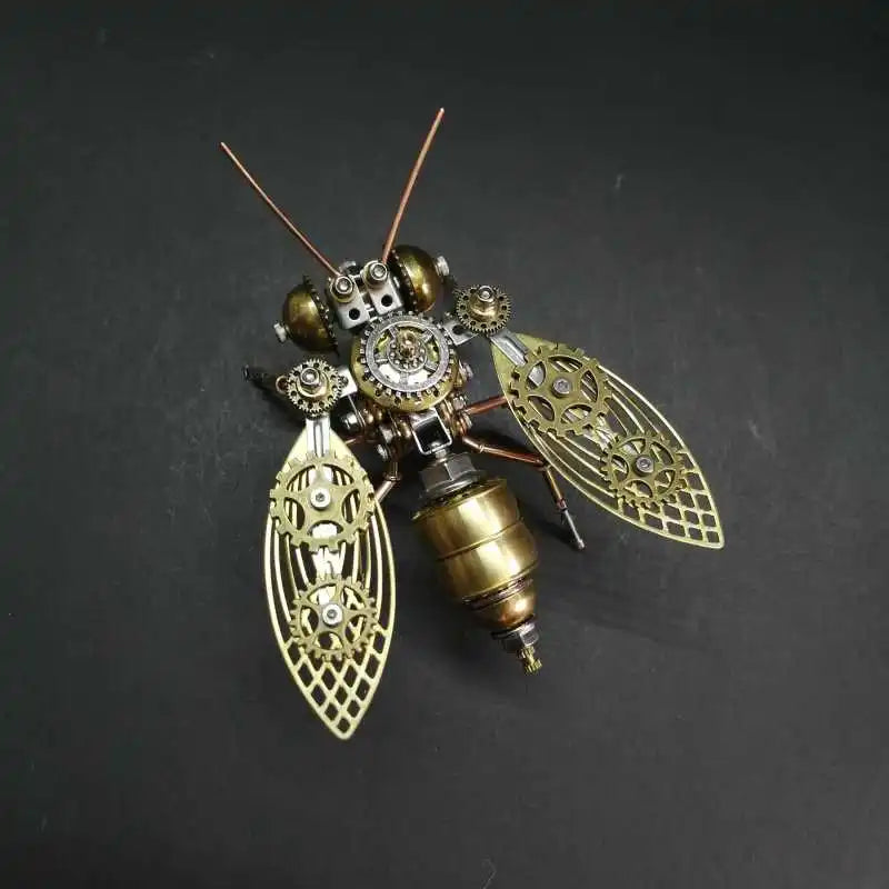 DIY 3D Puzzles Bee Steampunk Mechanical Insects Metal Assembly Model Kit