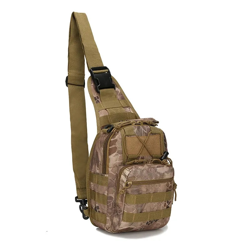 Rugged Tactical Crossbody Chest Bag for Adventurous Men - Man Gifts Shop