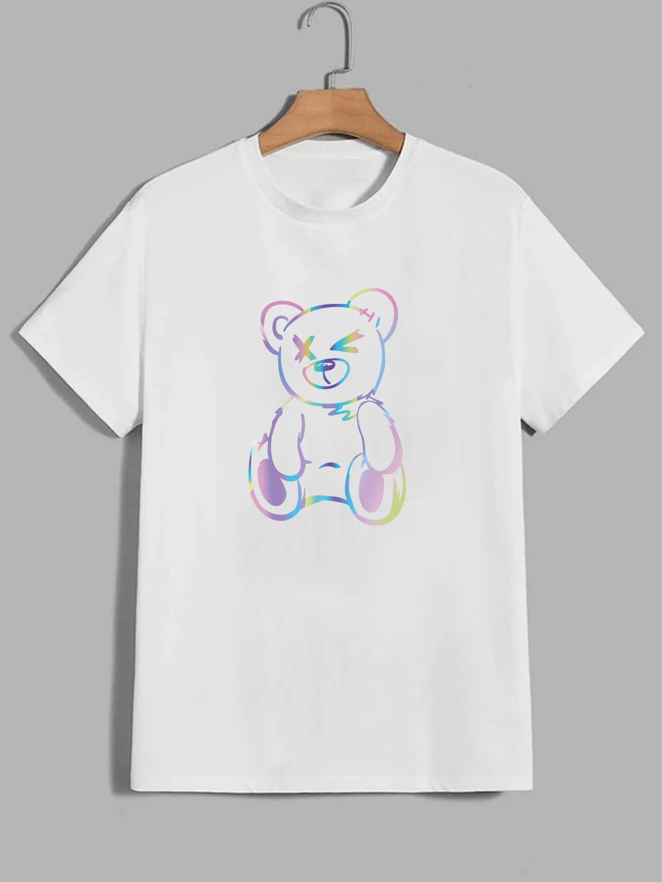 MGS Teddy Bear Print Tees: Your Essential Men's Summer Fashion Statement - Man Gifts Shop