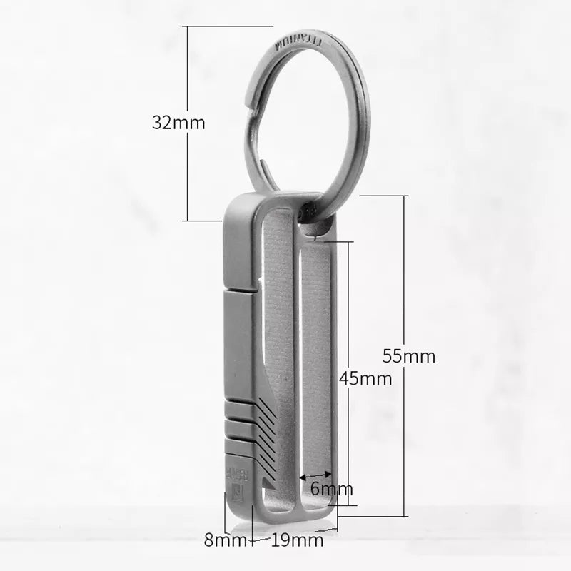 MGS Titanium Luxury Chain Durable EDC Belt Key Chain - Man Gifts Shop