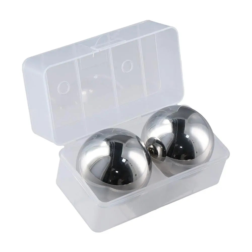 Reusable Whiskey Stone Balls Stainless Steel - Man Gifts Shop