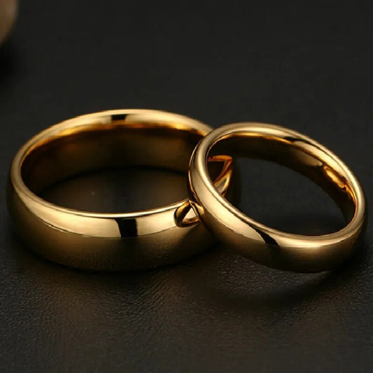 Golden Engagement Wedding Ring For Men - Man Gifts Shop