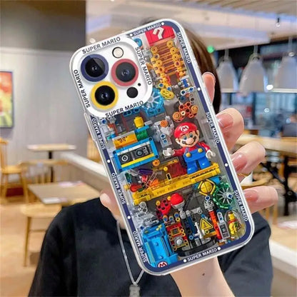 Super Mario Bros Silicone Case for iPhone 15 Pro Max, 16, 14  – Fun, Retro Style Meets Everyday Protection